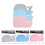 1Pc Sky-Blue Silicone Placemat Whale Shape Kids Dining Table Mat 3