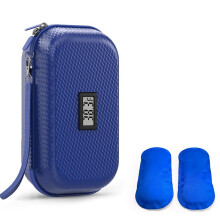Insulin Cooler Travel Case Medication Diabetic Cooler with Temperature Display Includes Wrist Strap & 2 Ice Packs