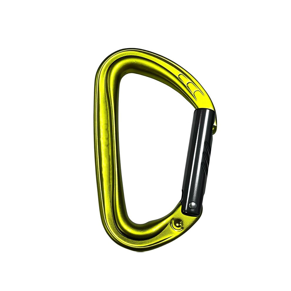 Locking Climbing Carabiners Quick-Release 24Kn Climbing D-Type Climbing Hook Quick-Release Straight Rod Hook 6033405199738