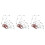 3 Pcs Suitable For Micro Landscape Model Street Lights 8