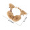 1Pc Khaki Polyester Warm Earmuff Foldable Winter Ear Warmer for Women 2