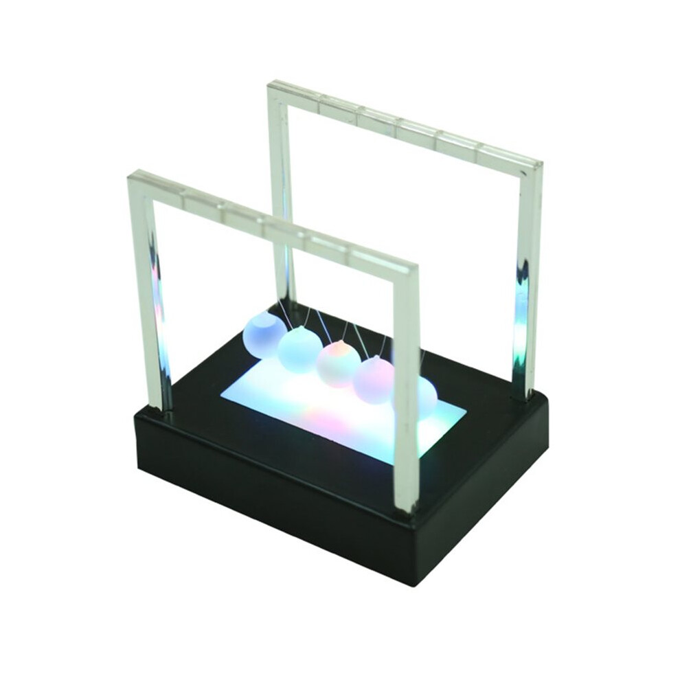 Cradle Balance Balls Motion Led Swinging Physics Science Pendulum Balls, Art Toy For Education 6033390373670