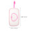 1Pc Infant Wet Tissue Case Pink PP Plastic Hanging Portable Storage 6