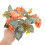 Artificial Hydrangea Eucalyptus Candle Ring Wreath for Tabletop Decor 4