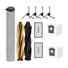 11PCS for MOVA Z60 Ultra Roller Complete Vacuum Cleaner Accessories Main Side Brush Roller Mop Dust Bags Filter