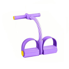 Pedal Resistance Bands with Handles, 6-Tube Design for Full-Body Workouts