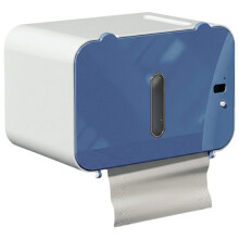 Induktiver Toilettenpapierhalter mit Ablage, Automatischer, Wasserdichter Papierhalter Zur Wandmontage, Toilettenpapierspender, Badezimmerzubehör C