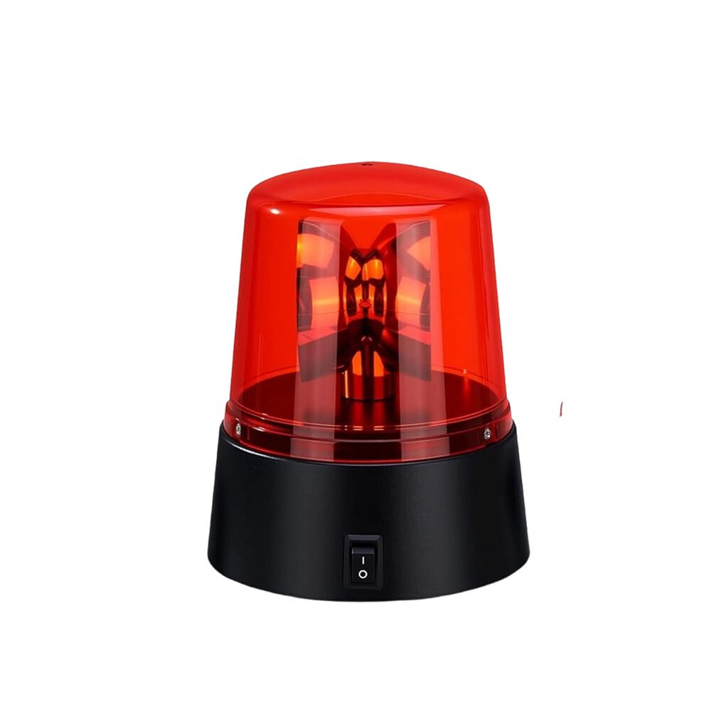Led Strobe Battery Powe 360 Degree Rotating Flashing Emergency Lamp For Dj Stage, Disco Bar Light/Red