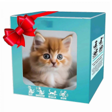 Interactive Robot Kitten Plush Toy Kids Soft Robotic Cat Fun Activities Educational Play