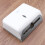 Wall Mounted White Tissue Paper Box ABS Plastic Durable Holder 10