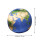 Blue Plush Earth Pillow Soft Spherical Ball Cushion for Home Use 2