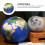 Soft Plush Ball Pillow Blue Round Earth Cushion Cozy Sofa Throw 5