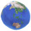 Blue Plush Earth Pillow Soft Spherical Ball Cushion for Home Use 11