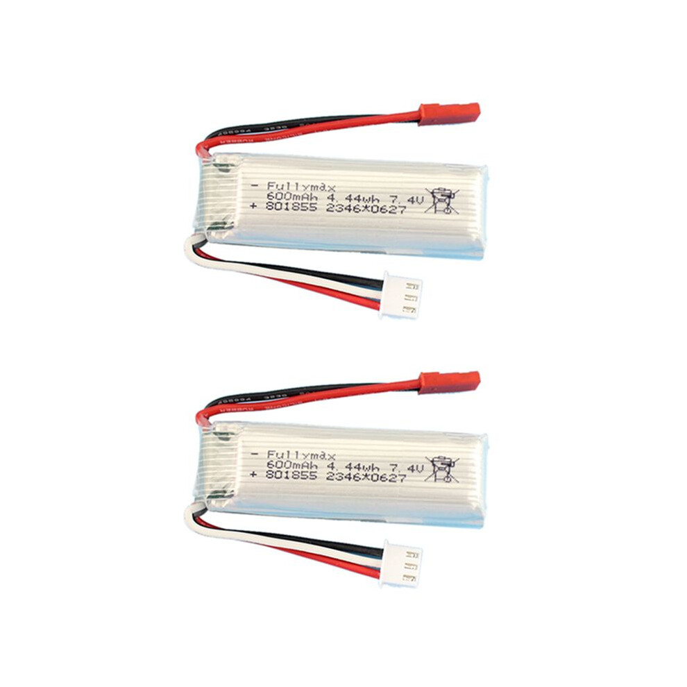 2X 7.4V 600Mah Battery For Xk A280 Rc Airplane Spare Parts Accessories 4711724371012