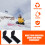 6Pcs Skiing Board Bindings Snowboard Straps Outdoor Accessories Black 10