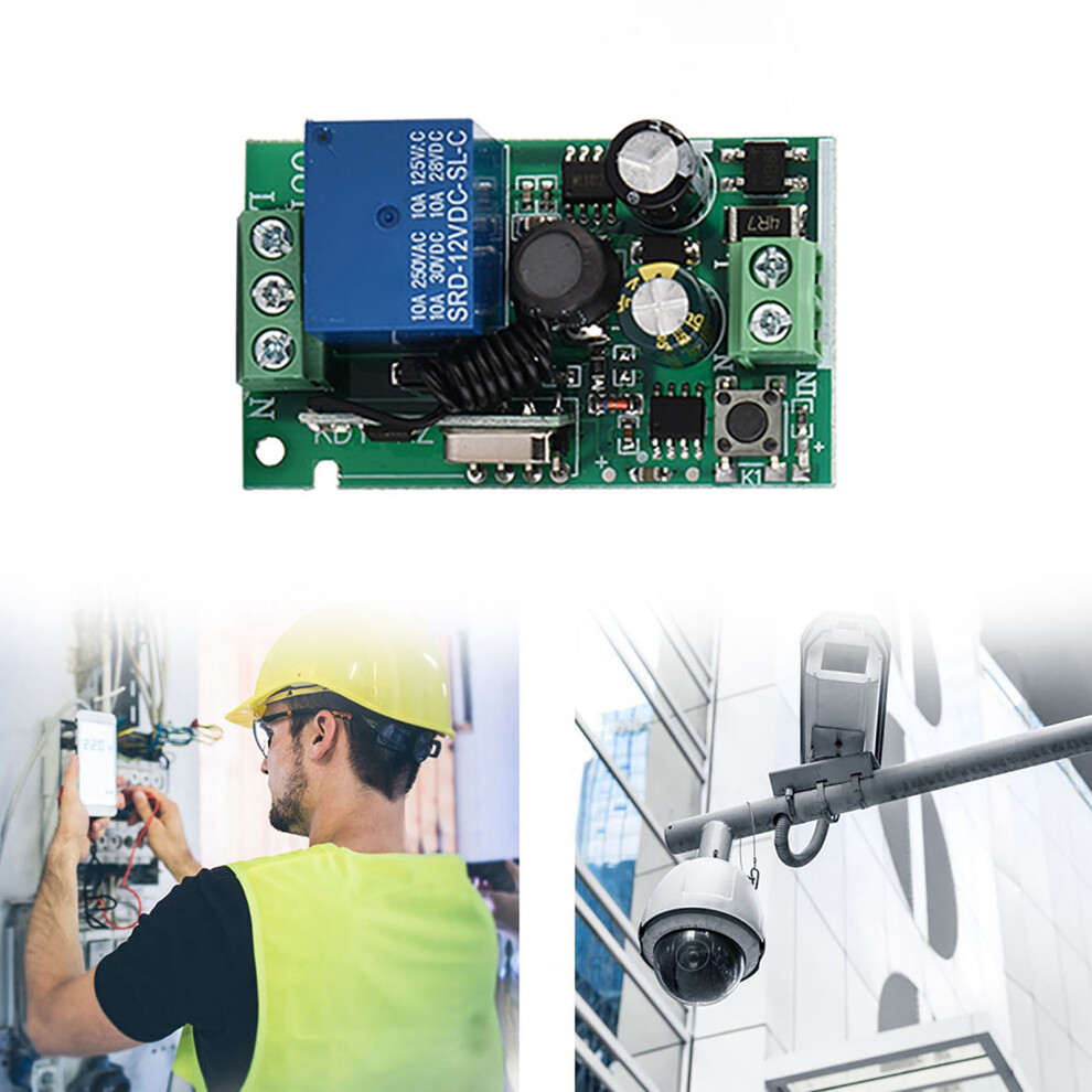 Ac85v-Ac220v 433Mhz Wireless Relay Switch 1-2 Channel Remote Control 5011388727064