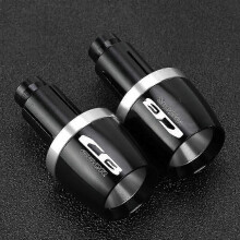 (Silver with logo) For Honda CB650R 2018-2024 CB 650R 2023 2022 2022 2020 2019 Motorcycle Accessories Handlebar Grips Ends Handle Bar Cap End Plug
