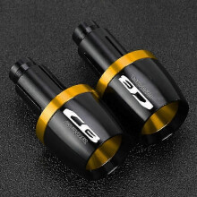 (Gold with logo) For Honda CB650R 2018-2024 CB 650R 2023 2022 2022 2020 2019 Motorcycle Accessories Handlebar Grips Ends Handle Bar Cap End Plug