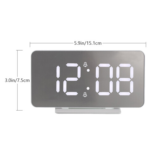 Creative Digital Alarm Clock With Temperature And Time Display 1