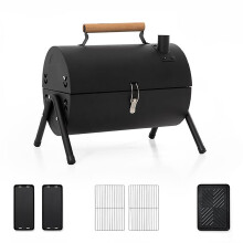 Portable Charcoal Grill 304 Stainless Steel Foldable Tabletop BBQ for Camping Outdoor Cooking
