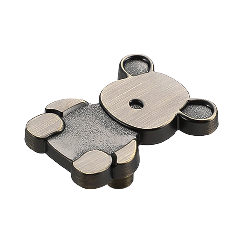 (Ancient Bronze) Bear Drawer Pull - Zinc Alloy Knob For Kids Furniture 6443564652348