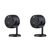 2X OKAM 3MP 4G Kamera SIM-Karte Video-Sicherheitsmonitor Camcorder Video Nachtsichtüberwachung Home Remote Cam