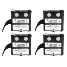 4X 4.8V 600Mah Battery for Radios Tlkr-T5 Tlkr-T6 Tlkr-T7 Tlkr-T8