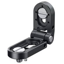 Höjbar L-Formad Monteringsplatta för Sändare och Monitorer. Vinkeljustering. Passar 1/4"-20 och 3/8"-16 Gängor -MD5712.