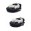 2Pcs Black Boxing Pads Martial Arts Punching Mitts for Training 7