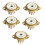 5PCS B9A Ceramic 9 Pin PCB Tube Socket for 12AX7 12AT7 12AU7 ECC83 ECC82 E88CC 6922 1