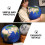Soft Plush Ball Pillow Blue Round Earth Cushion Cozy Sofa Throw 6