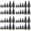 48Pcs Black Halloween Miniature Trees Artificial Dried Branches Decor 6