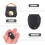 Everyday Use Luggage Accessories 5pcs 3.5x1.5x0.4cm 10
