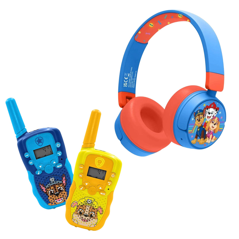 Otl Paw Patrol Wireless Headphones And Walkie Talkie Bundle 5061094150182