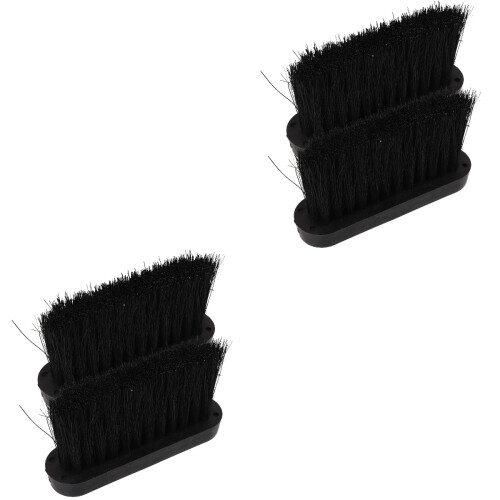 2 Pieces Fireplace Ashes Clean Brush Replacement Brushes For Tool 2