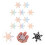 10Stk Silberne Clips DIY Haaraccessoires Kinder 2
