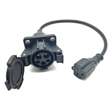 EV-Opladeradapter met 0,3 M Kabel J1772 Naar NEMA 5-15/5-20 voor Fiets, Scooter, Één Wiel, Amerikaanse Stekkerladeradapter 110V-220V