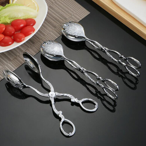 Kitchen Supplies Cooking Clip Serving Buffet Stainless Silver 1