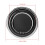 Universal Car Steering Wheel Horn Button Black Silver Durable Metal Plastic 1