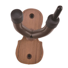 Violin Wall Mount with Durable Hardwood Base for Space Saving and Protective Instrument Storage