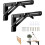 2pcs Black Folding Console Stand, Heavy Duty Retractable Folding Console Stand 1