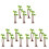 48 Pcs Twinning Model Coconut Trees Diorama Miniature 13Cm 2