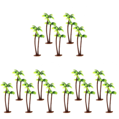 48 Pcs Twinning Model Coconut Trees Diorama Miniature 13Cm 1