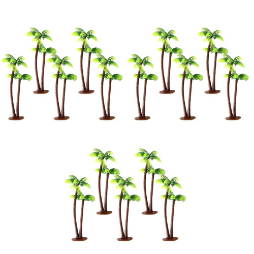 48 Pcs Twinning Model Coconut Trees Diorama Miniature 13Cm 2