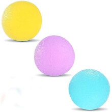 A Hand Therapy Balls Hand Therapy Bal Silicone Hand Exerciser Set Of 3 Finger Wrist Osteoarthritis