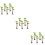 48 Pcs Twinning Model Coconut Trees Diorama Miniature 13Cm 8