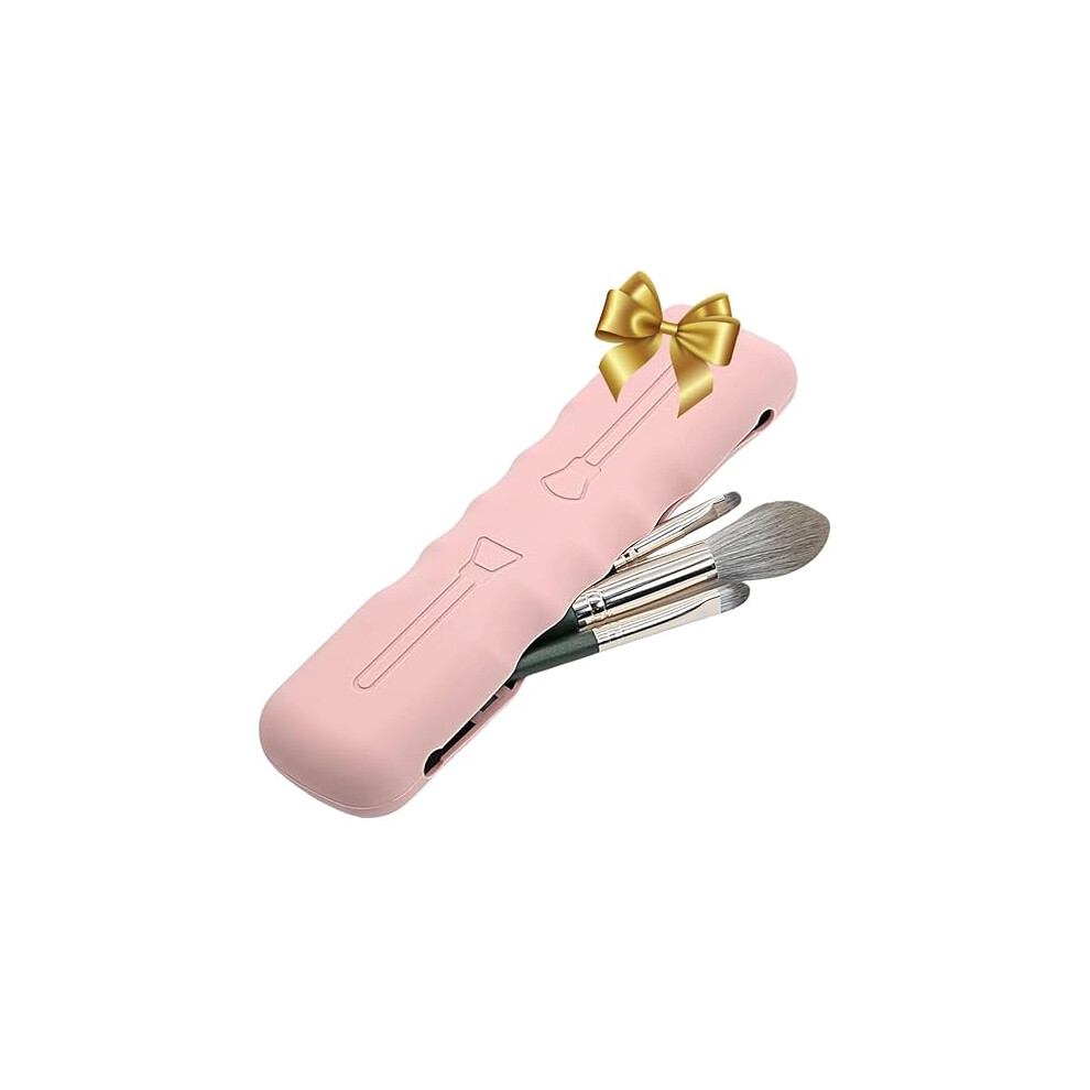 Pink Travel Makeup Brush Holder Â Waterproof Portable Cosmetic Organizer For Brushes