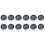 12 Pcs Waterproof Motorcycle Digital Clock Plastic 2
