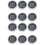 12 Pcs Waterproof Motorcycle Digital Clock Plastic 5