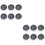 12 Pcs Waterproof Motorcycle Digital Clock Plastic 6